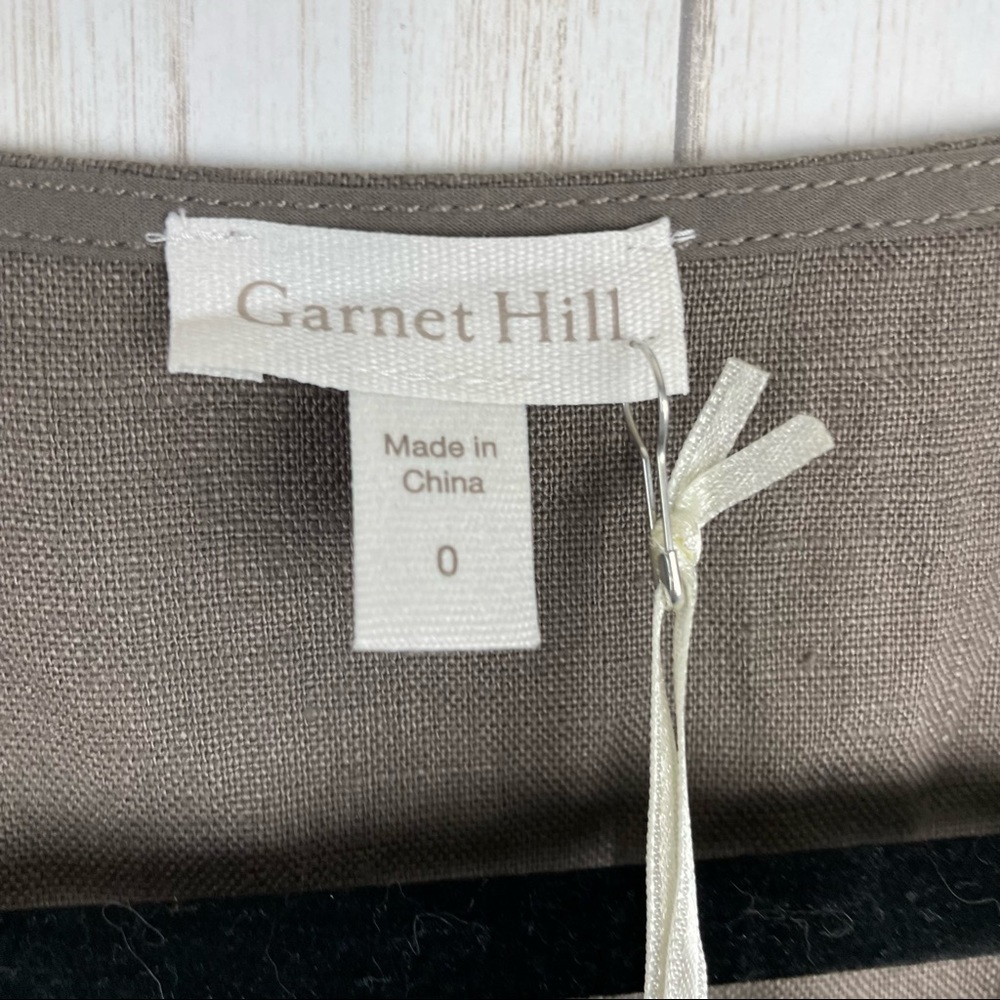 Garnet Hill NWT Linen Button-Front Maxi Dress - Picture 4 of 10